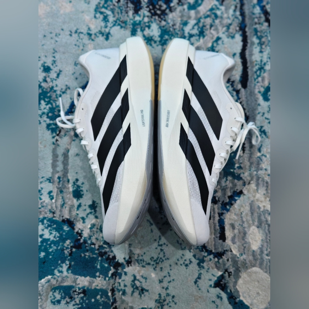 *SOLD* Adidas ADIZERO EVO SL White Black (JH6208) Running Shoes Men's US9